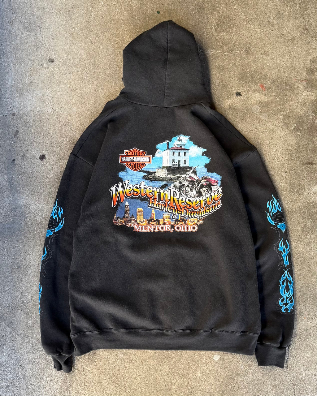 00’s “HARLEY DAVIDSON” zip up hoodie