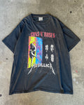 90’s “GUNS N’ ROSES× METALLICA”band t-shirt X-LARGE