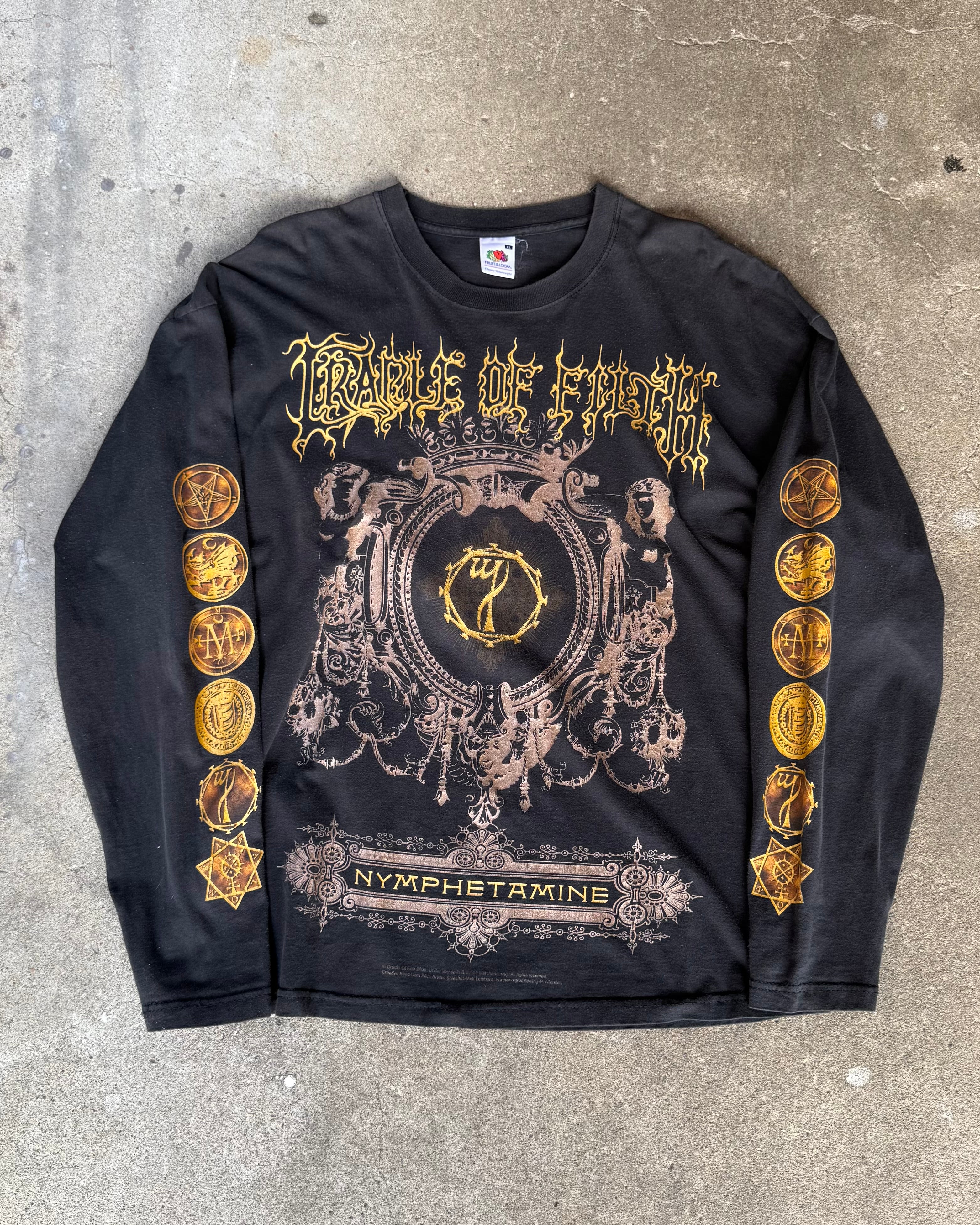 00’s “Cradle of Filth”
"Filth Fest" tour I/s t-shirt X-LARGE