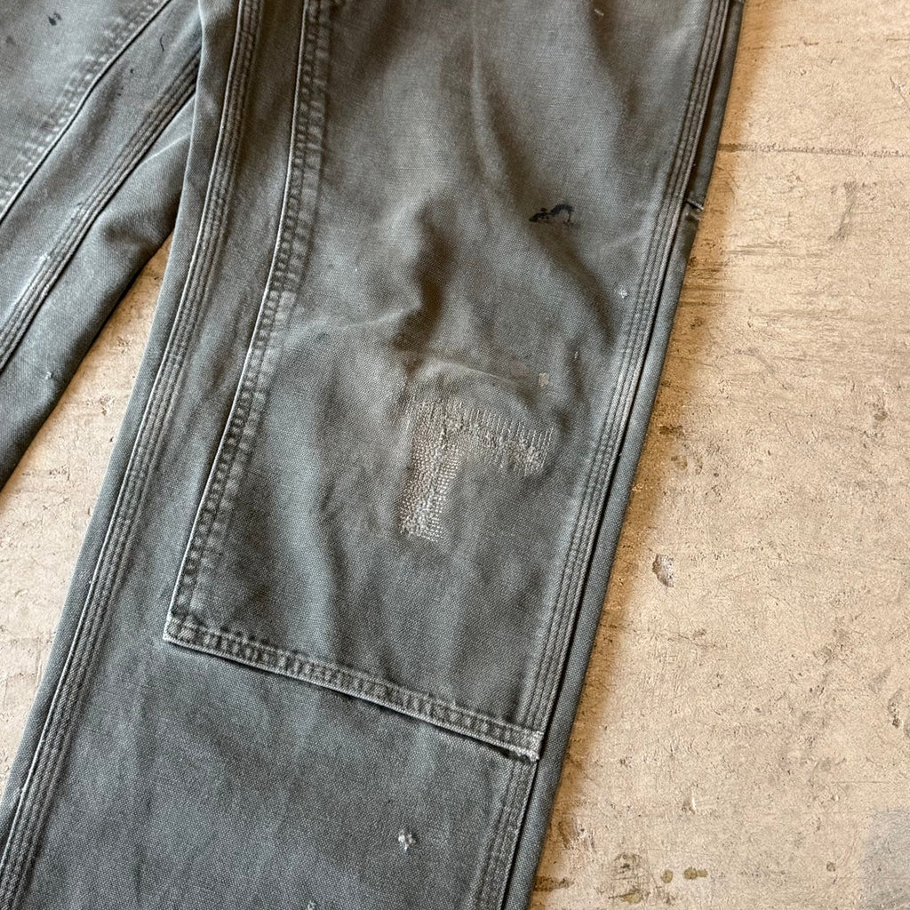 00's "Carhartt"faded double knee work wear pants 33×30