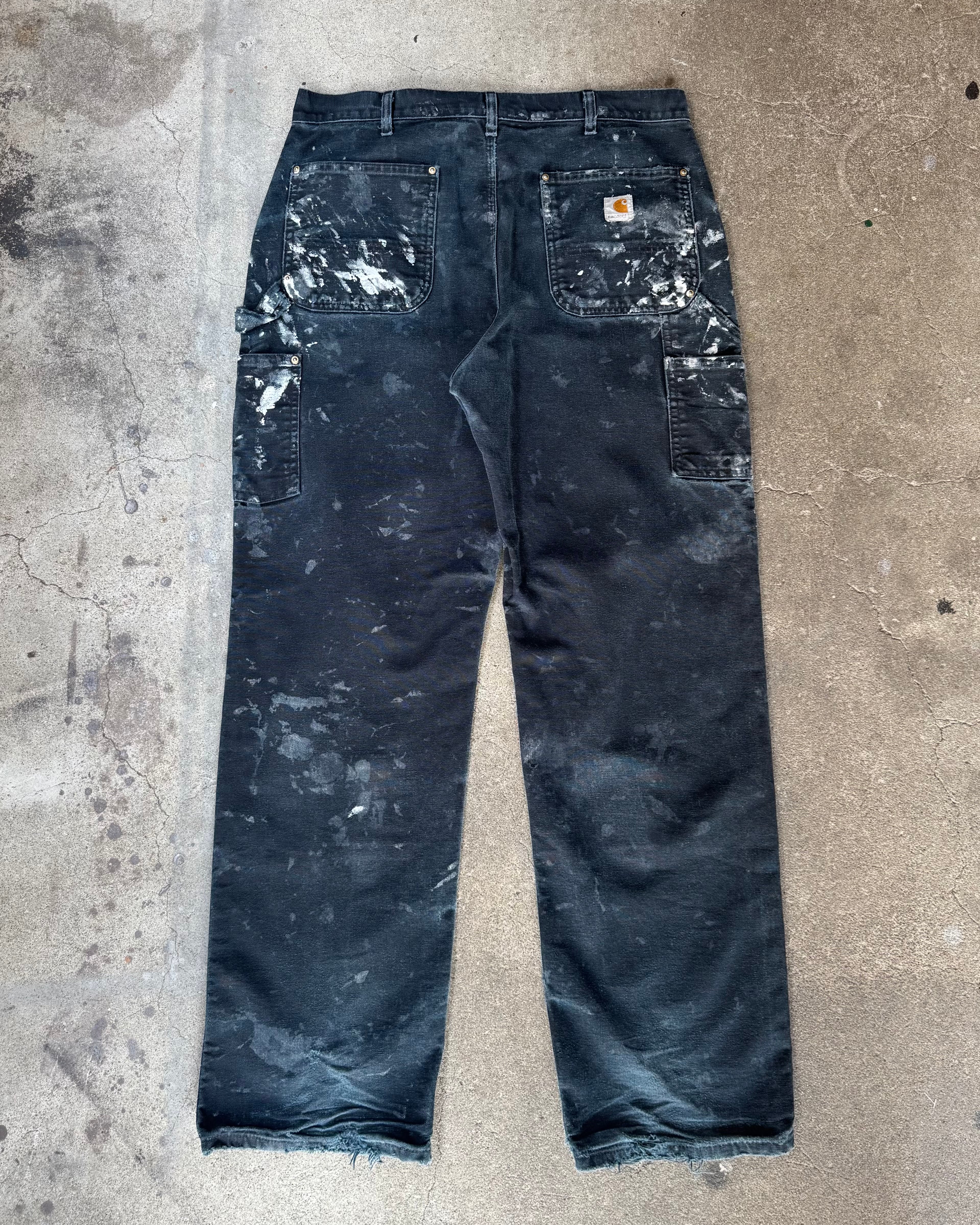 00’s “Carhartt”faded double knee work wear pants 36×32