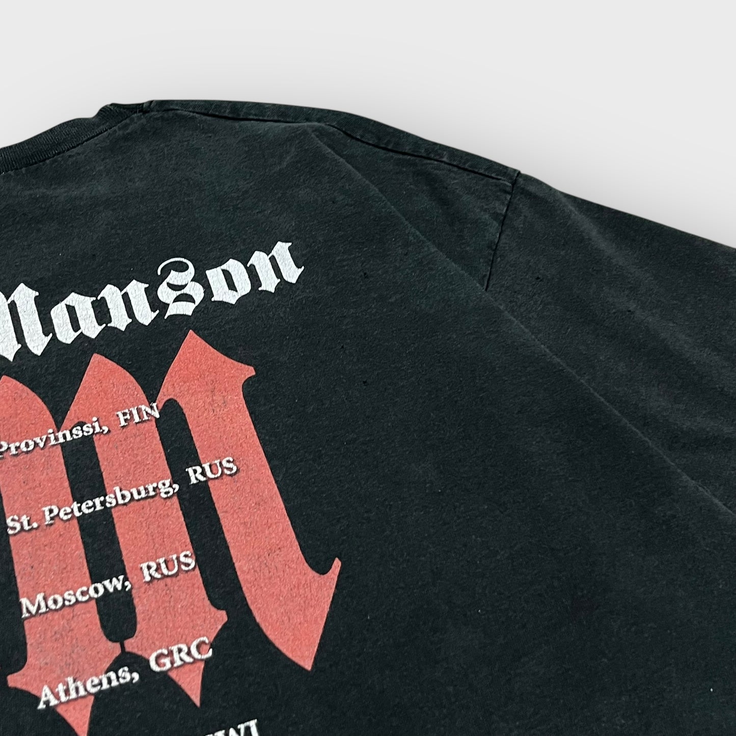 00’s Marilyn Manson “Against All Gods” band t-shirt