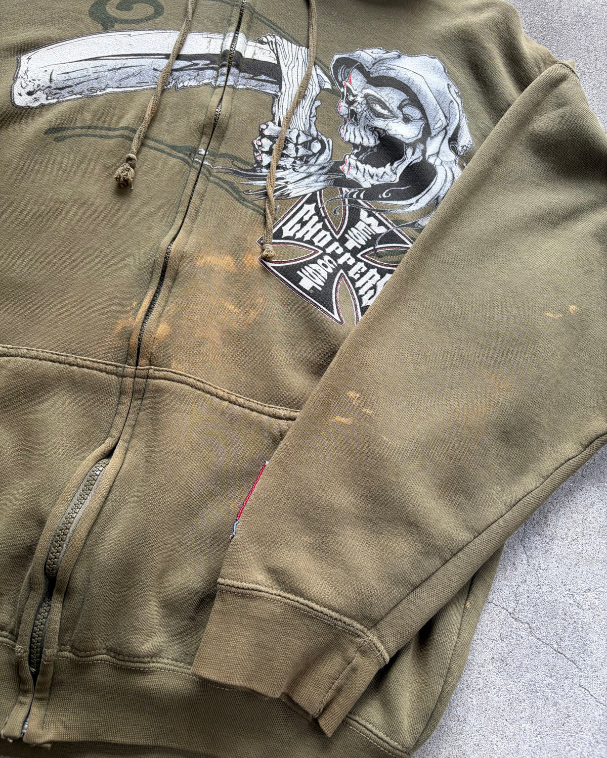 90-00’s “WEST COAST CHOPPERS” zip up hoodie