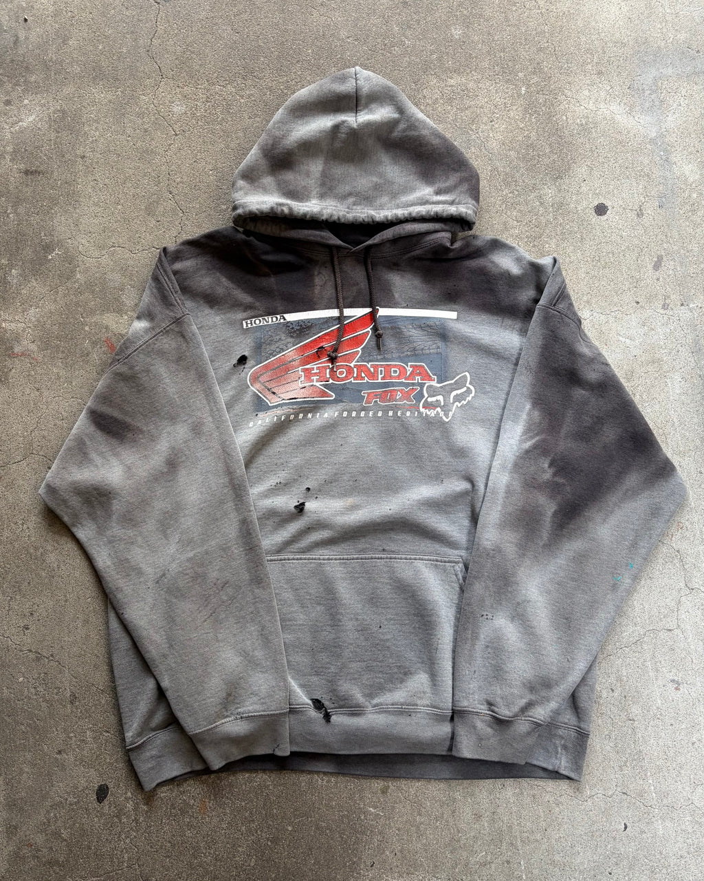 90-00’s “FOX” fade hoodie