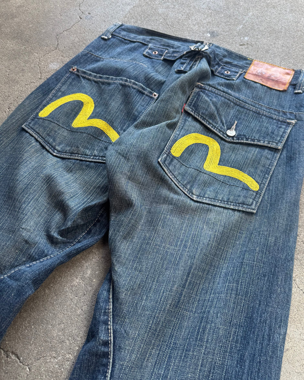 00’s “EVISU” denim 30×34
