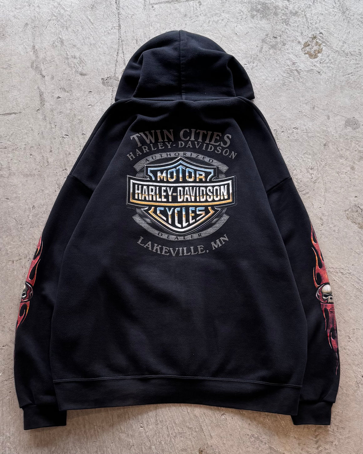 00’s “HARLEY DAVIDSON”
zip up hoodie 2X-LARGE
