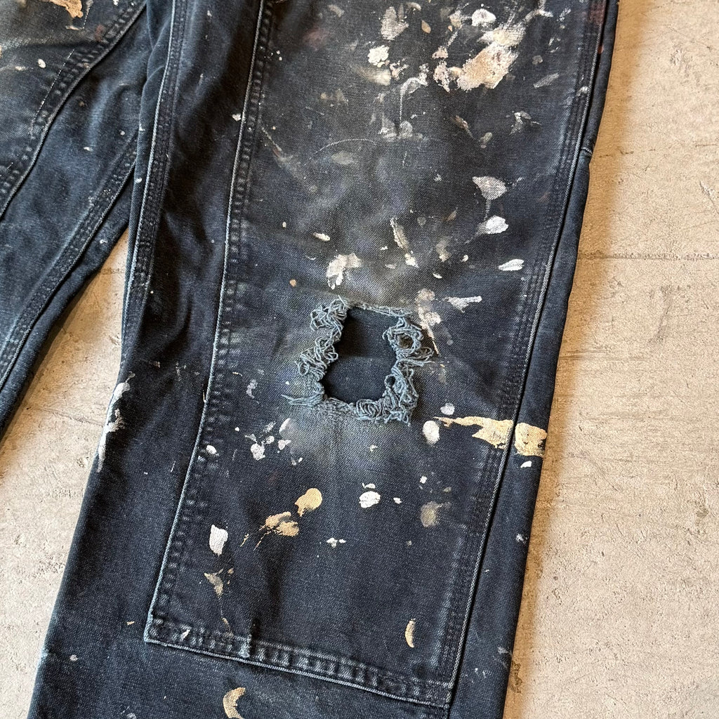 00’s “Carhartt”faded double knee work wear pants 33×36