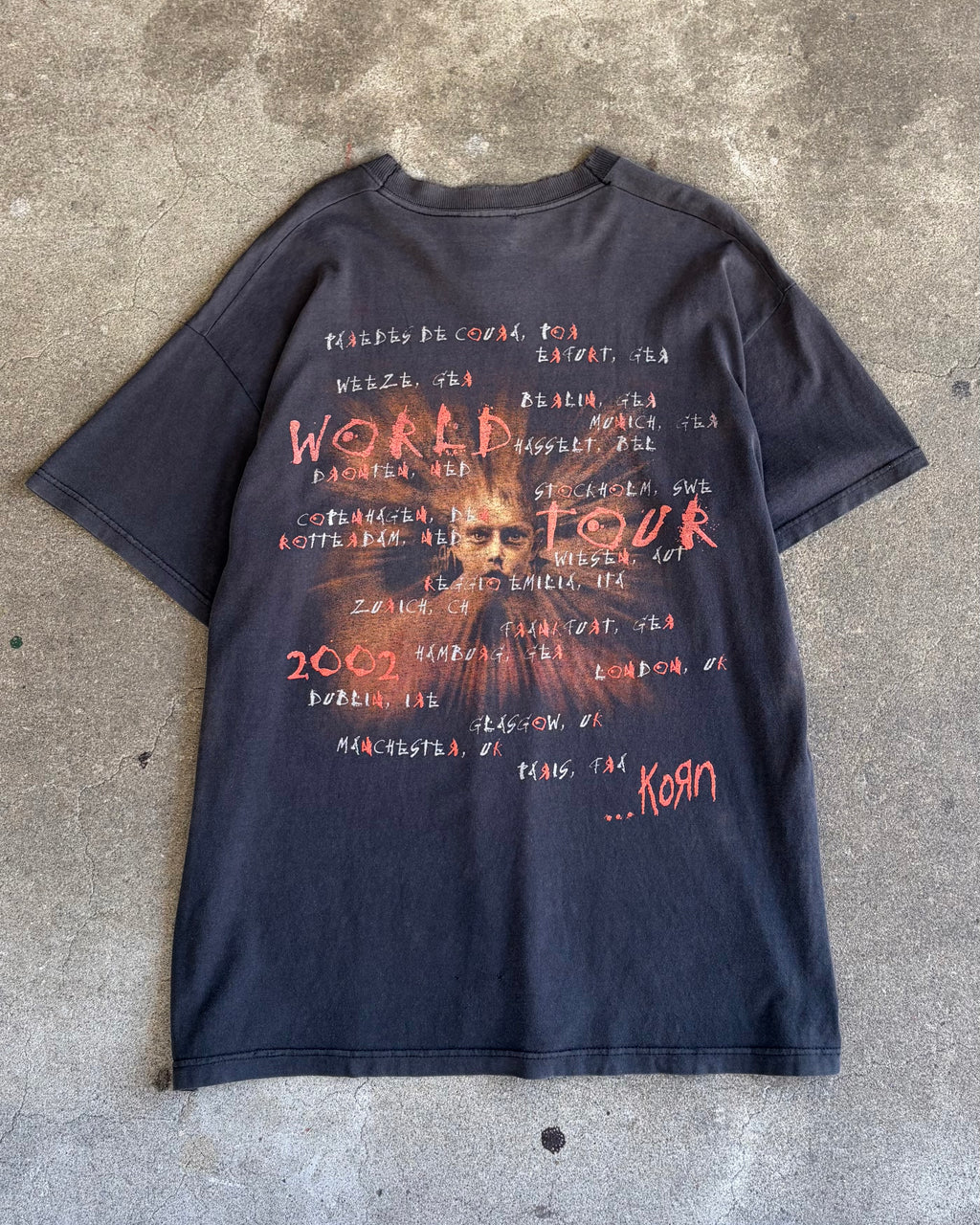 00’s “KORN”
“UNTOUCHABLES” World Tour t-shirt large
