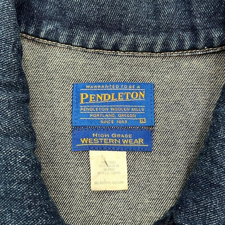 90's "Pendleton" Denim vest