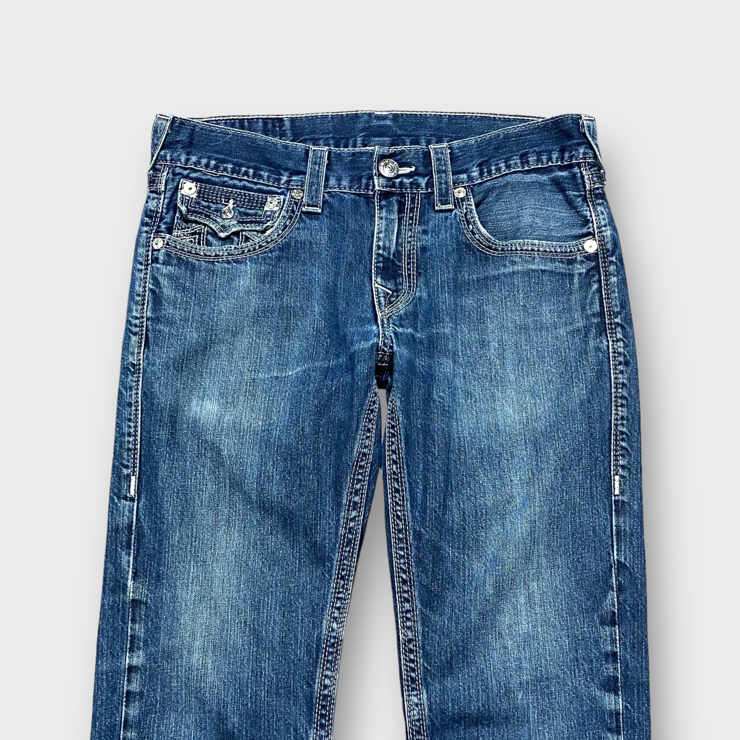 "TRUE RELIGION" Straight denim pants