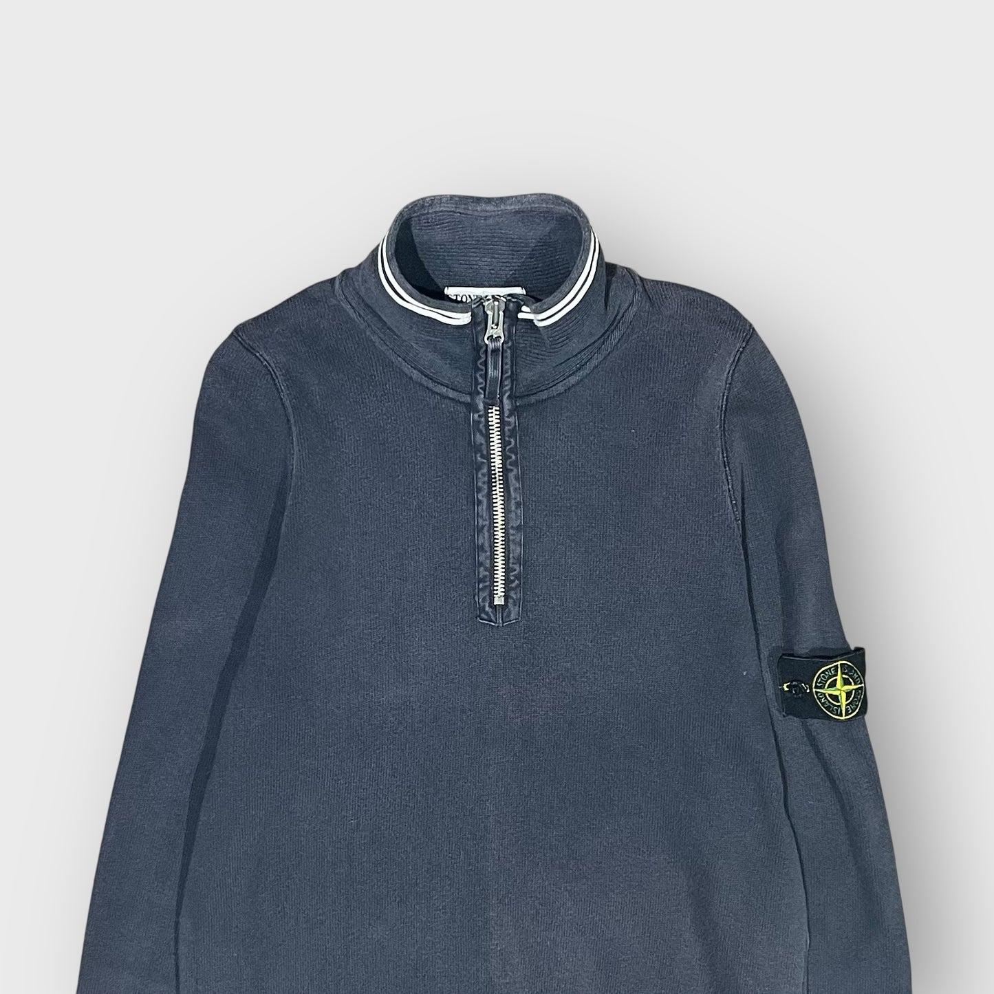 00’s STONE ISLAND
half zip cotton shit