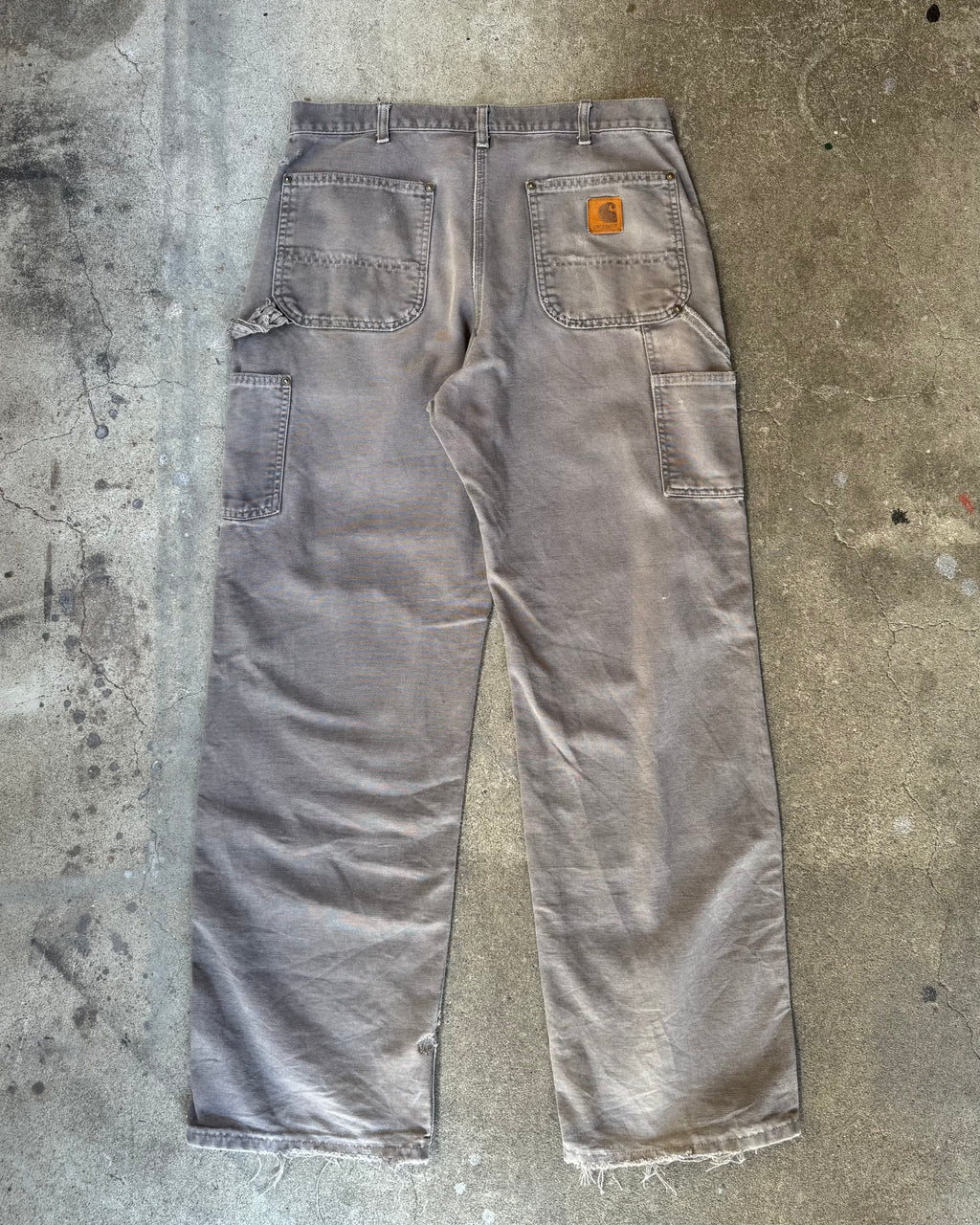 00’s “Carhartt”faded double knee work wear pants 34×32