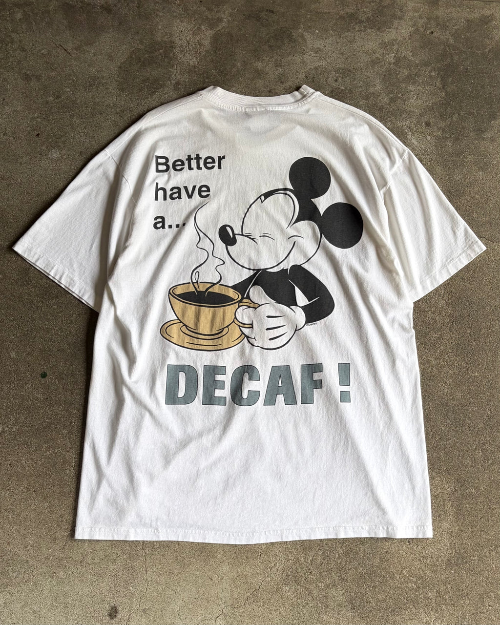 90’s “Mickey Mouse”
character t-shirt