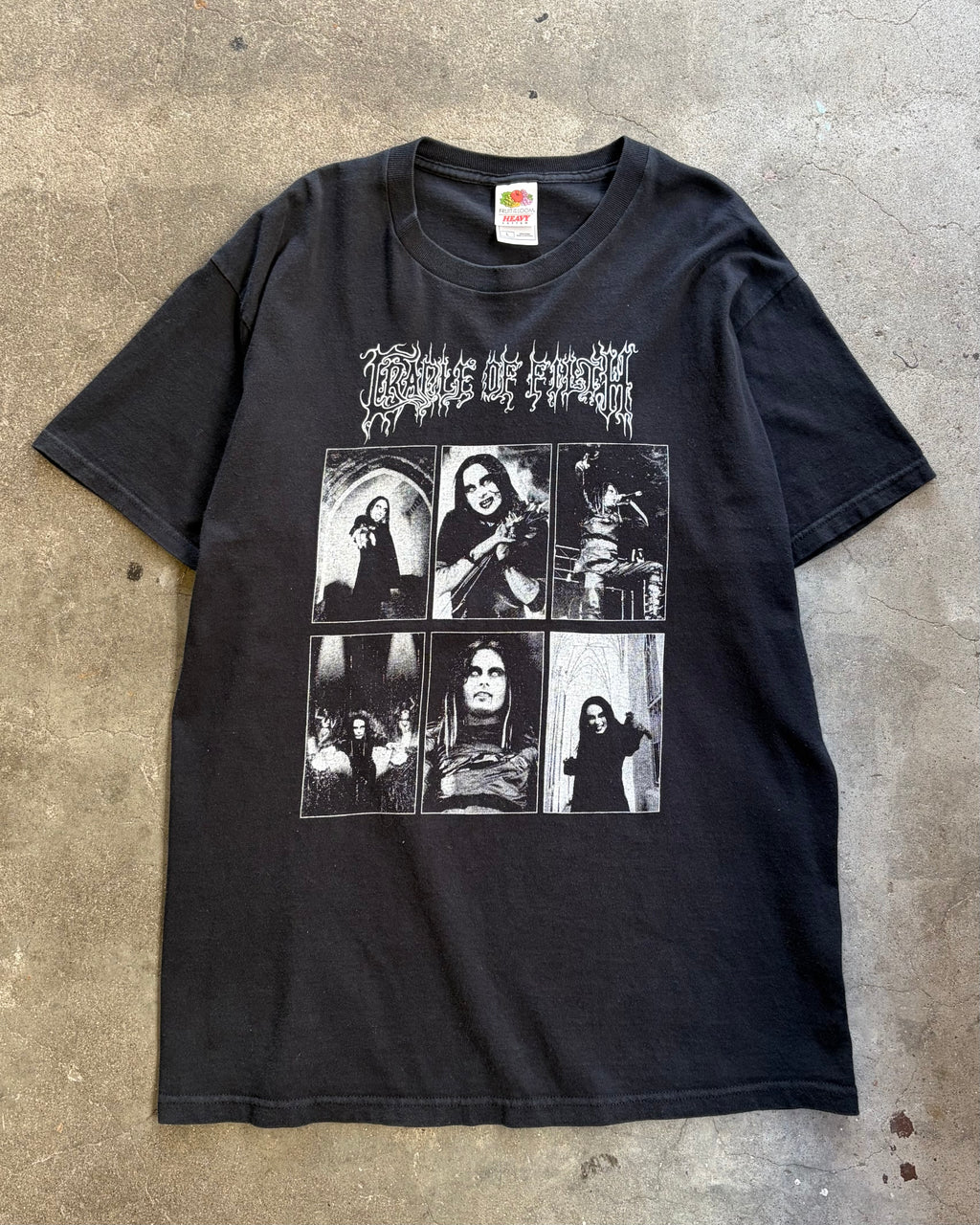 00’s “CRADLE OF FILTH” band t-shirt large