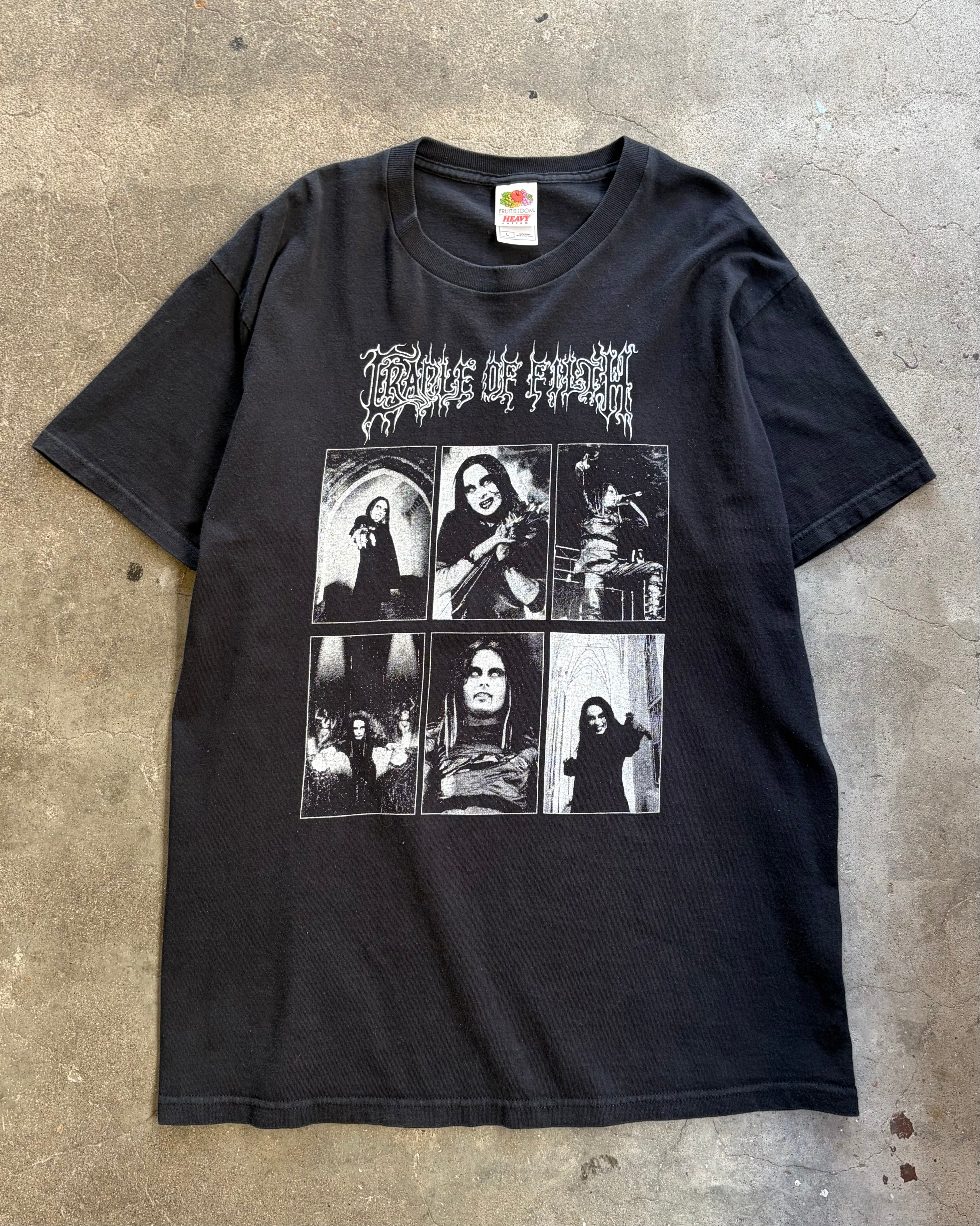 00’s “CRADLE OF FILTH” band t-shirt large