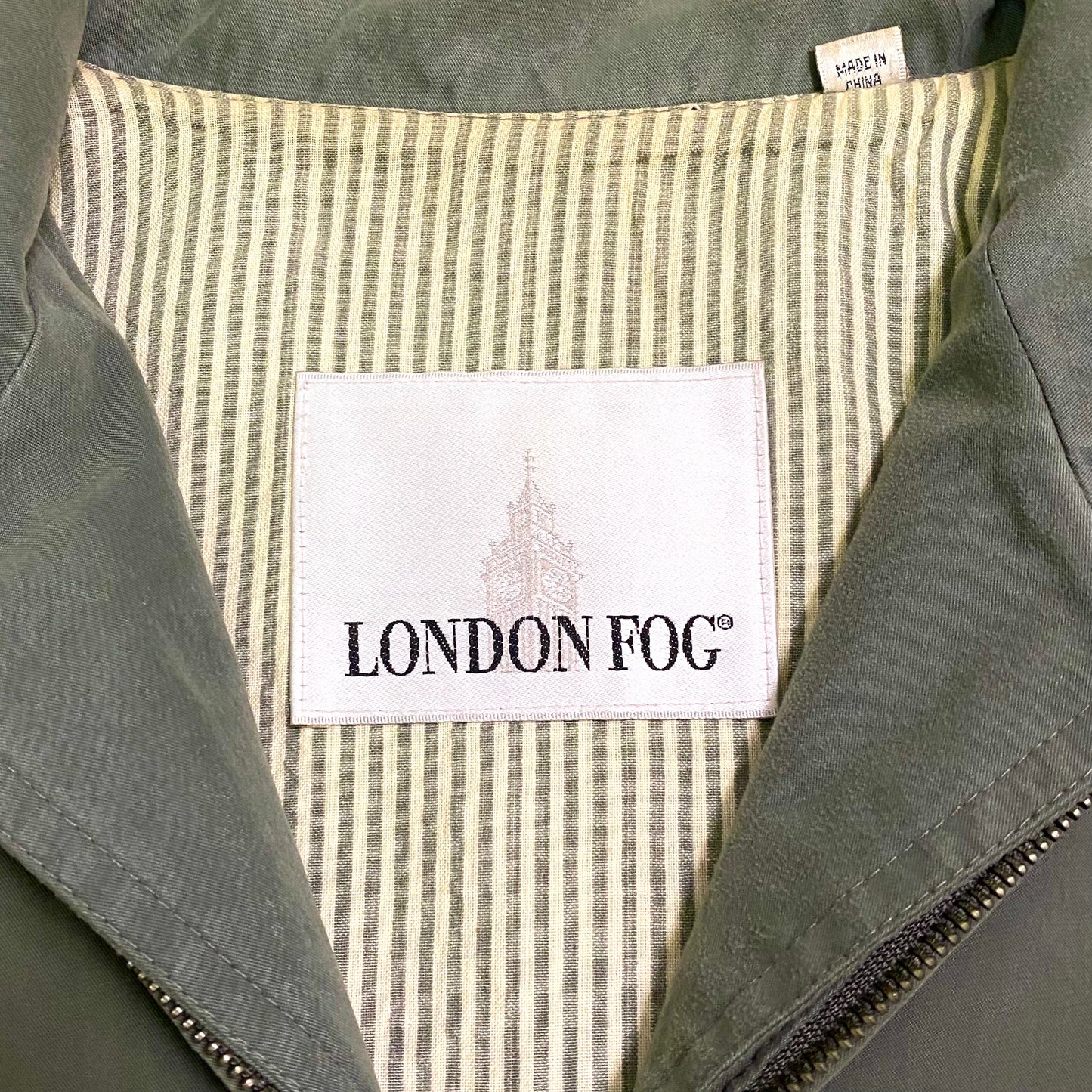 "LONDON FOG" High-neck blouson