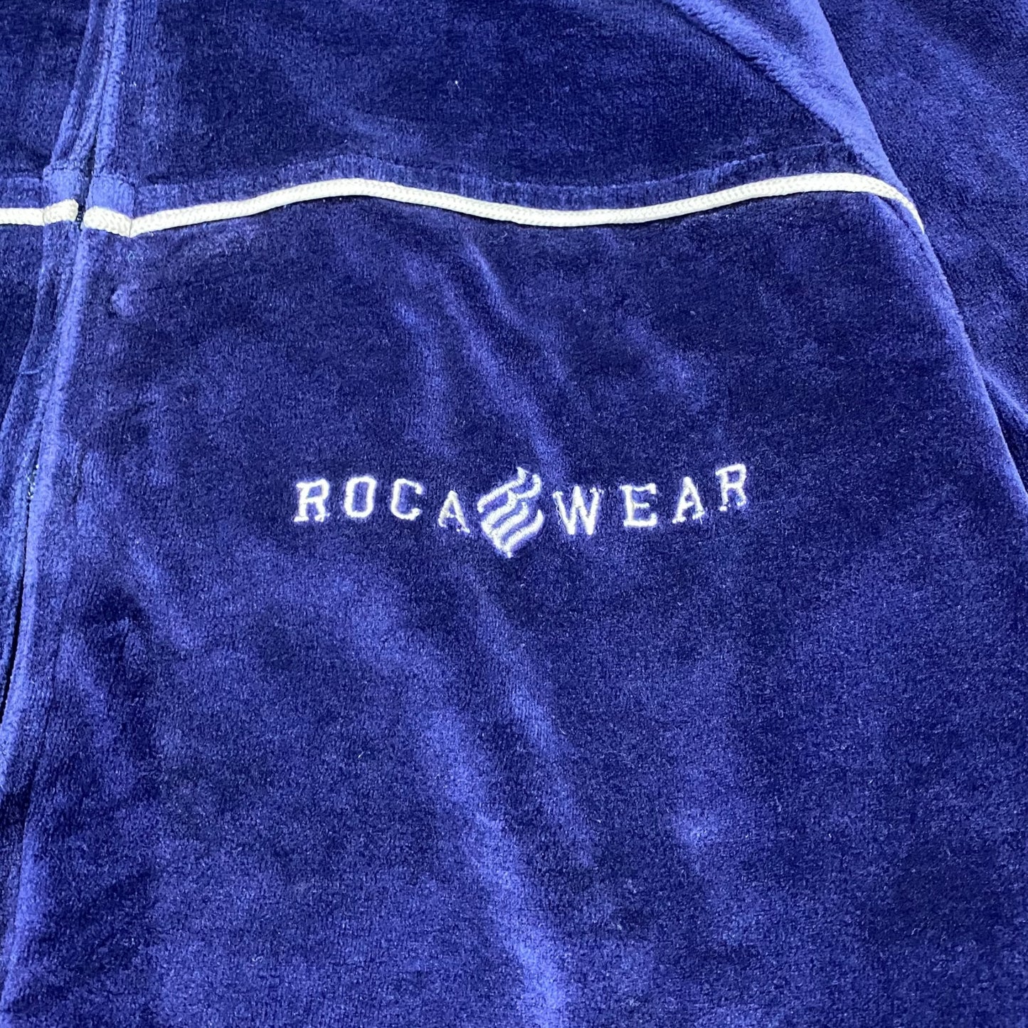 "ROCAWEAR" Velour track jacket