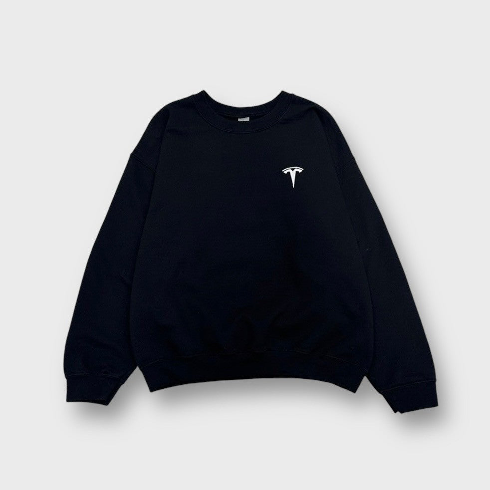 00's "TESLRA"
crew neck sweat