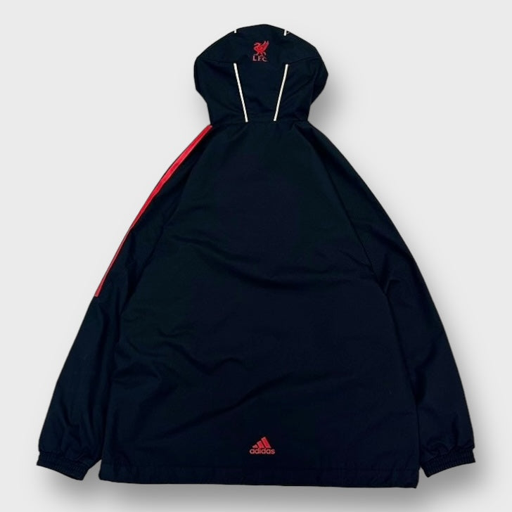 00's "adidas" LIVER POOL" team nylon jacket