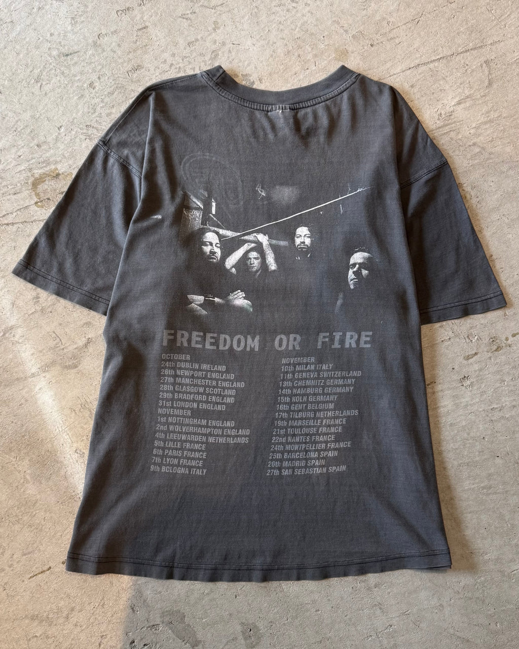 90's "FEAR FACTORY"
band t-shirt x-large