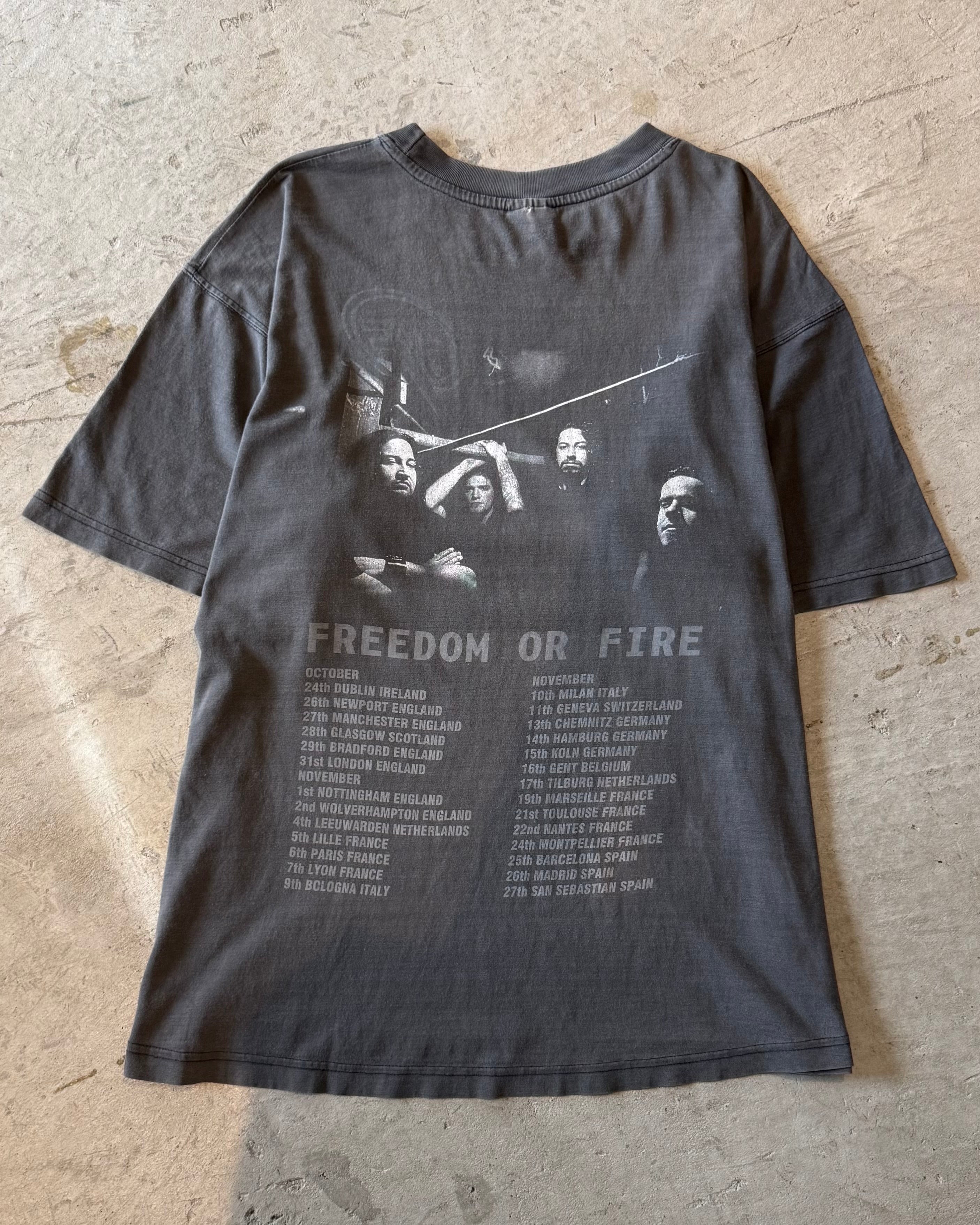 90's "FEAR FACTORY"
band t-shirt x-large