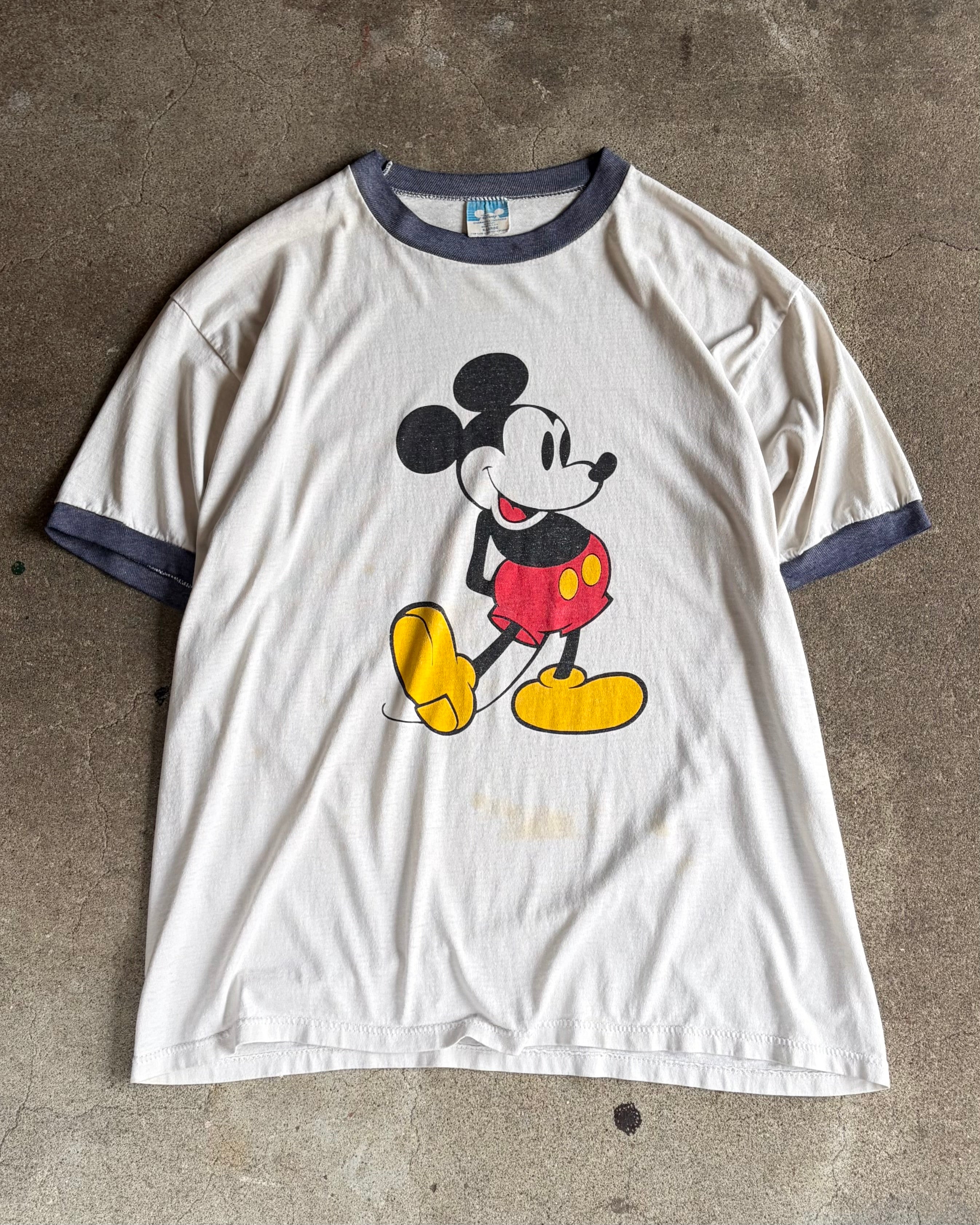 80-90’s Disney
“Mickey”character linger t-shirt X-LARGE