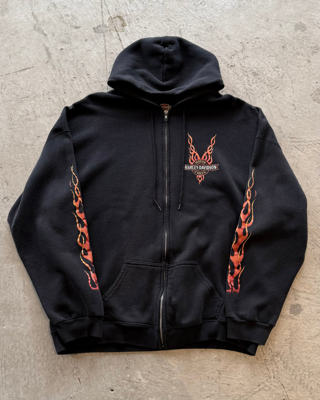 90’s “HARLEY DAVIDSON”
V-FLAME zip up hoodie 2X-LARGE