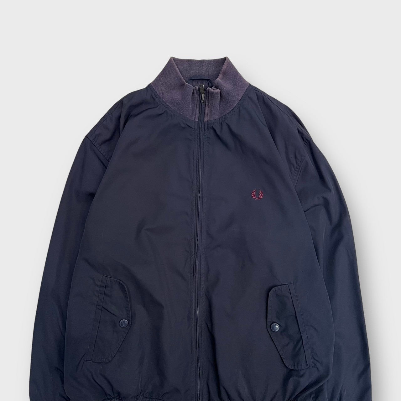 90’s “FRED PERRY” zip up nylon jacket