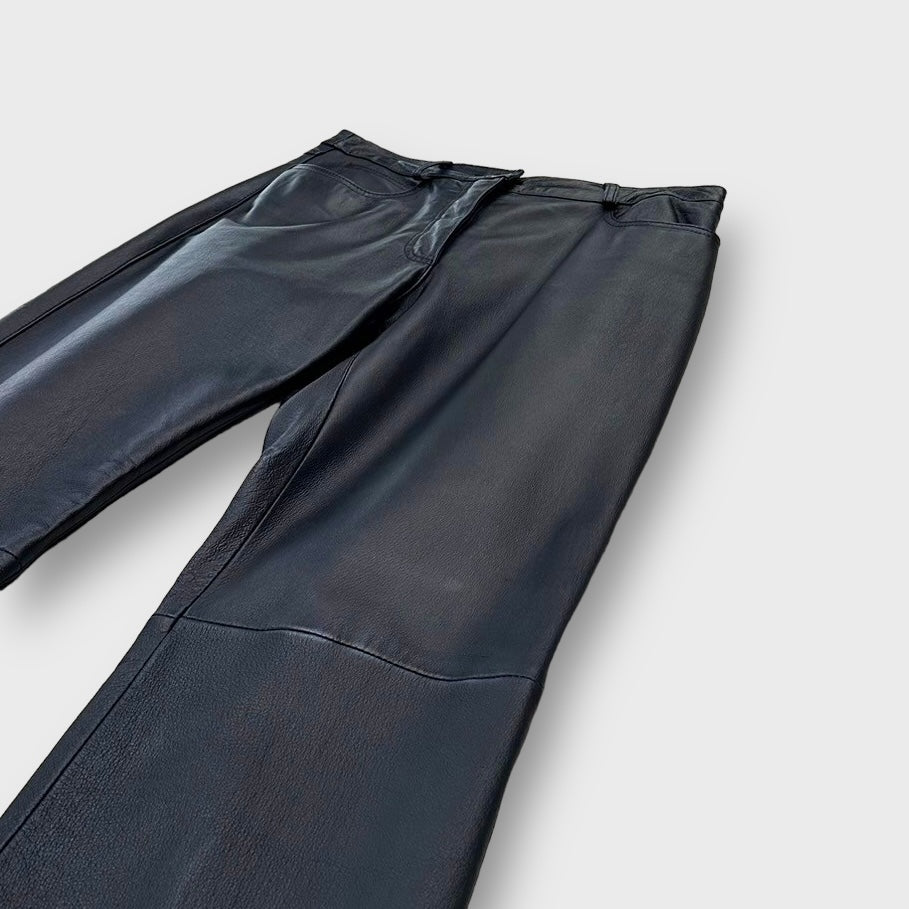 90's "STUDIO81" Leather pants