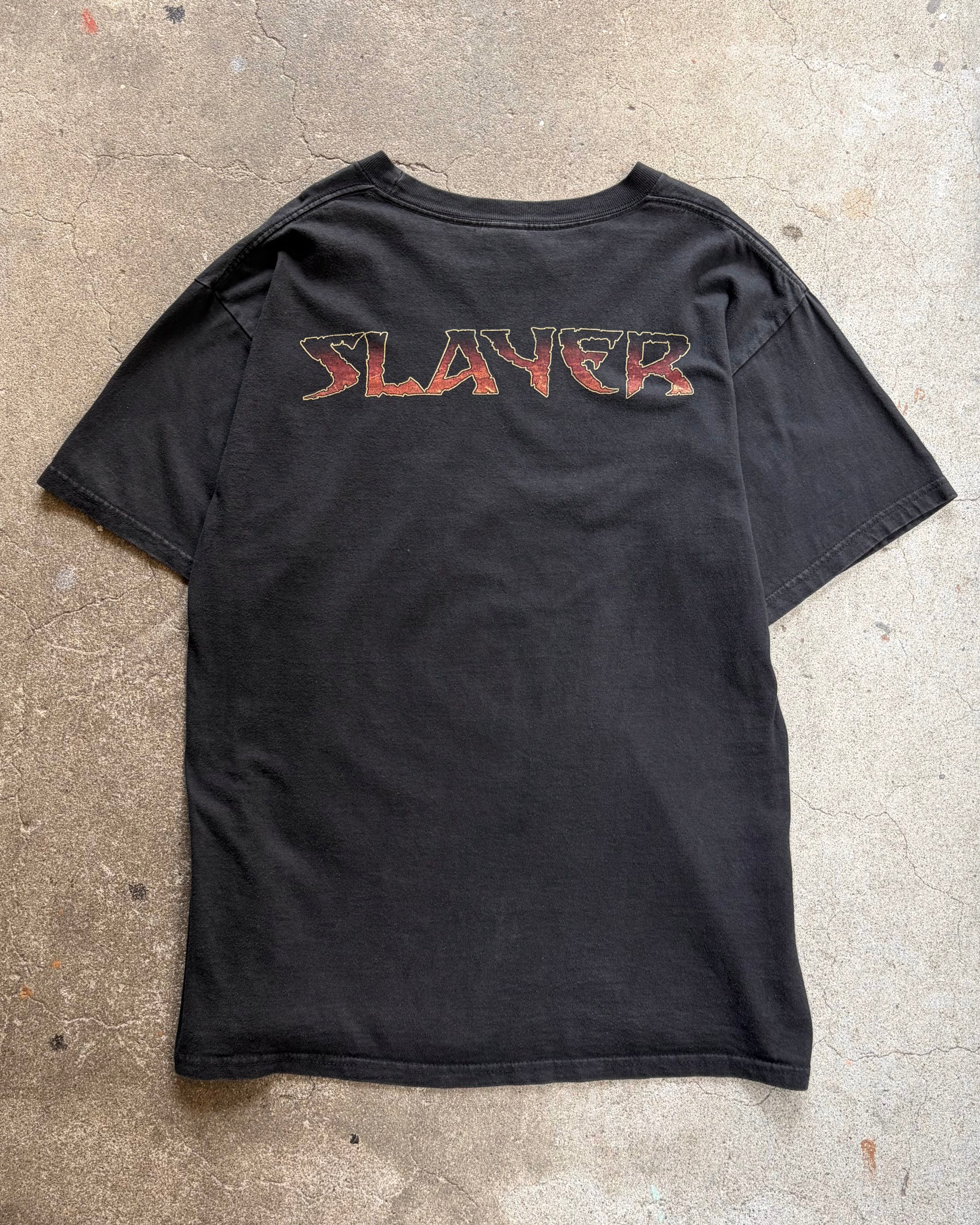 00’s  “SLAYER” band t-shirt large