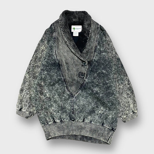 Good faded shawl collar pullover top
