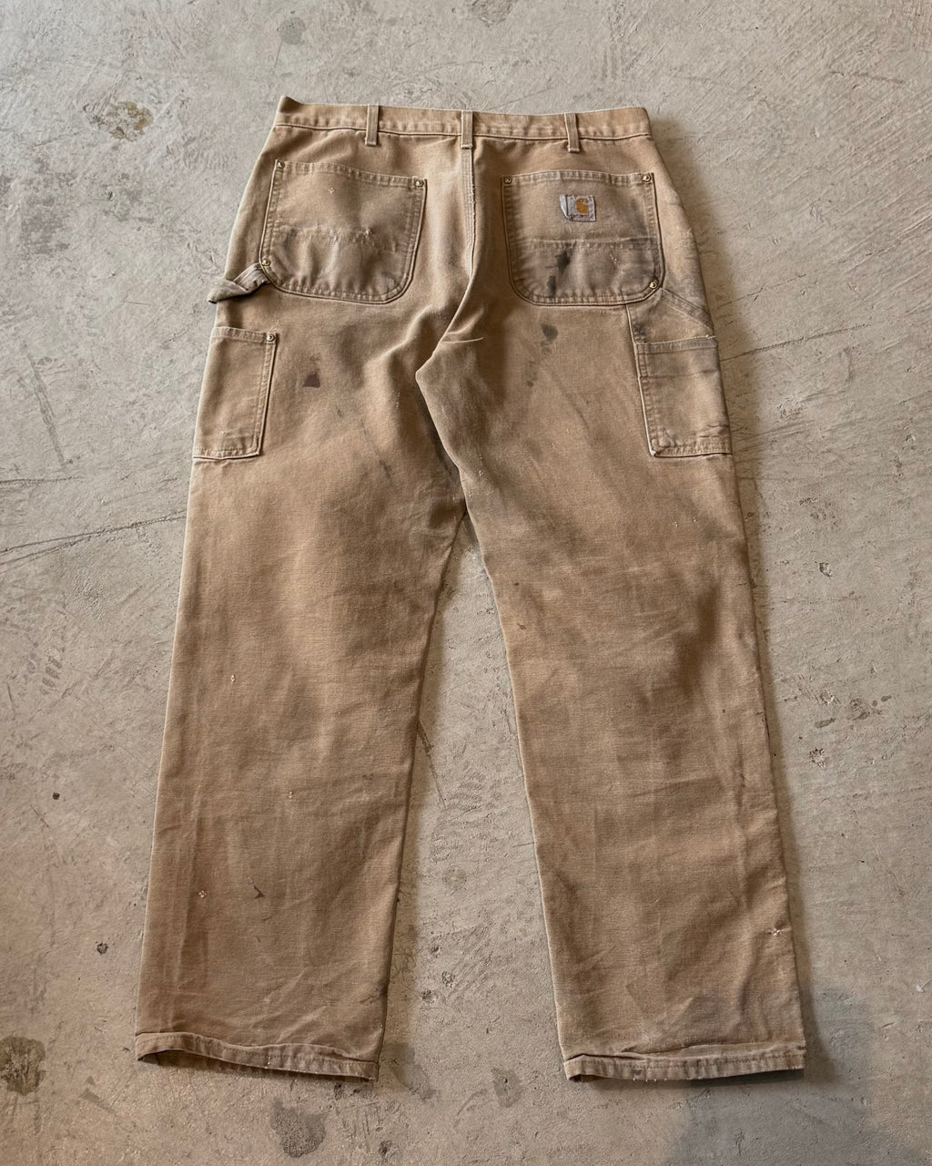 00's "Carhartt"faded double knee work wear pants 34×32