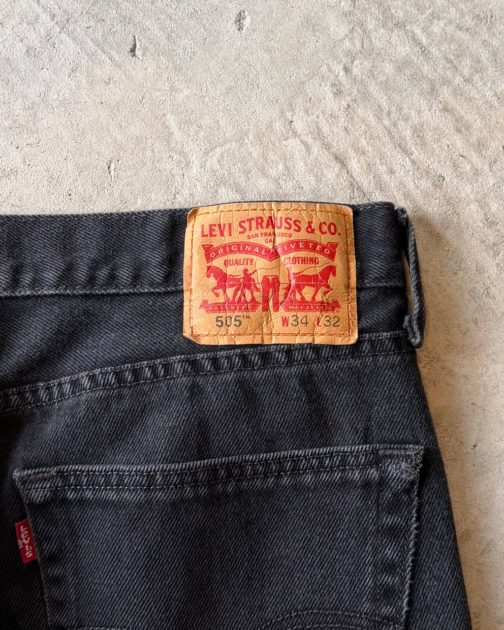 00’s Levi’s “505” denim pants 34×32