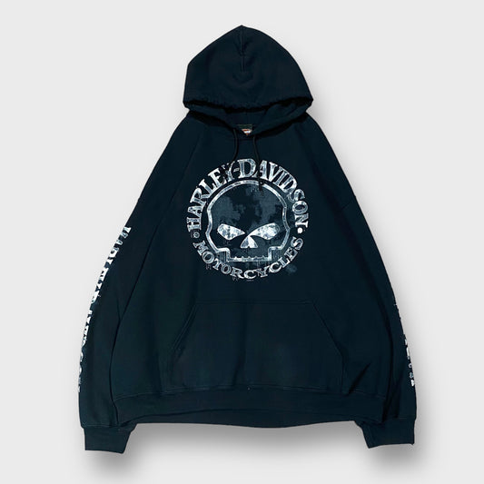 "Harley-Davidson" Skull design hoodie