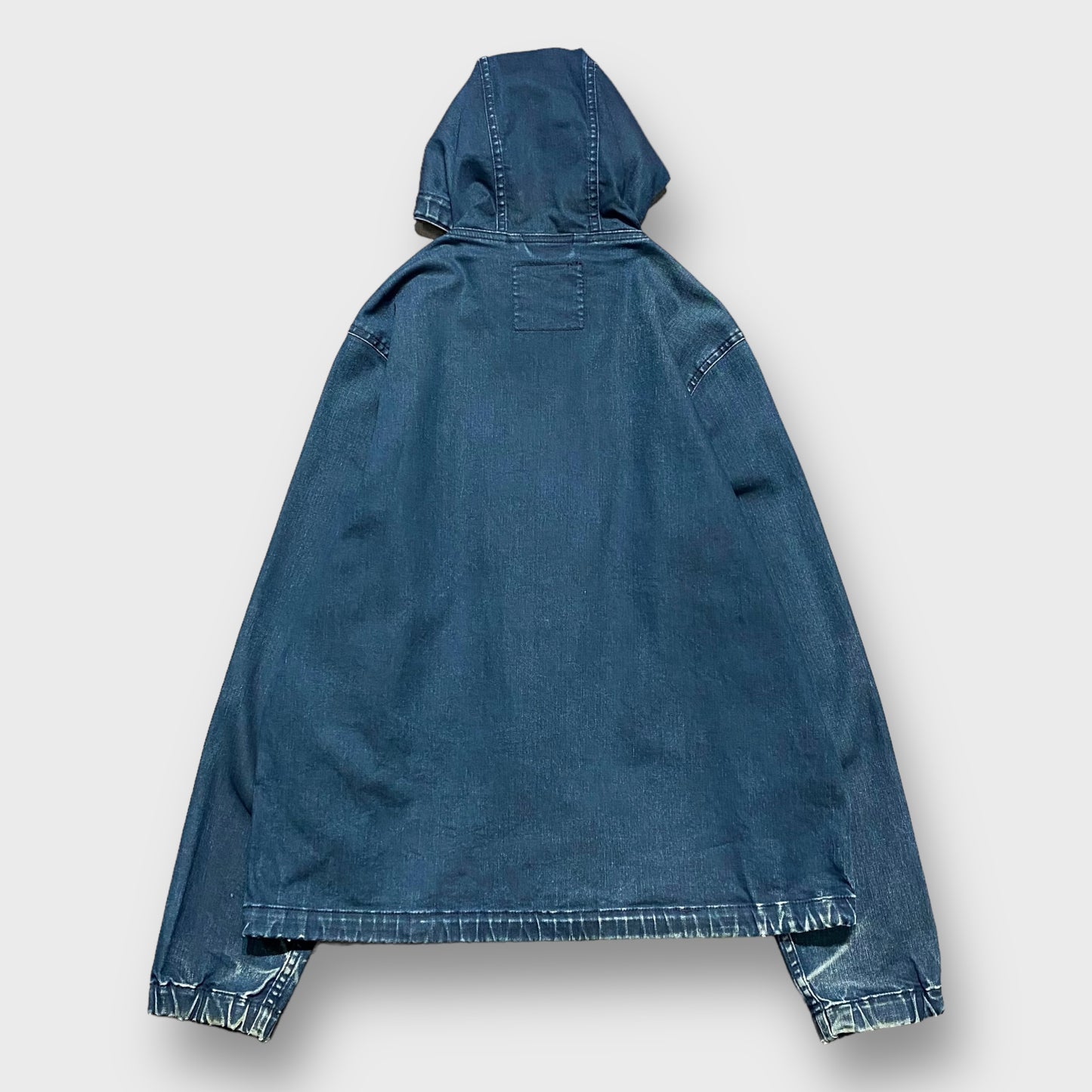 00's "Levi's" Full zip hooded denim jacket