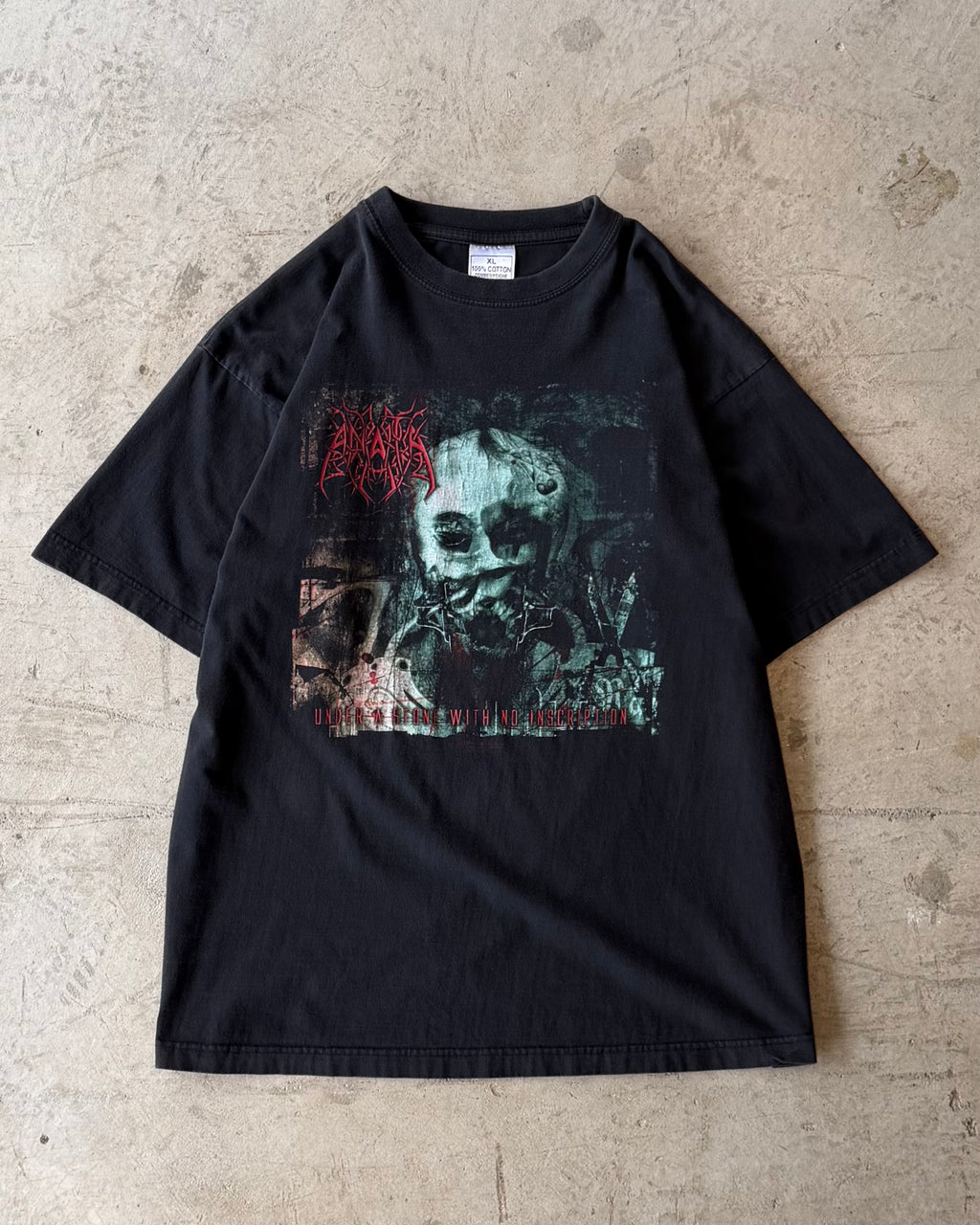 00’s ANATA “Under A Stone With No Inscription” album t-shirt X-LARGE