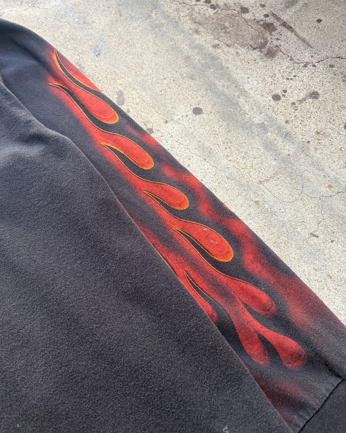 90’s “HARLEY DAVIDSON” flame pattern l/s t-shirt