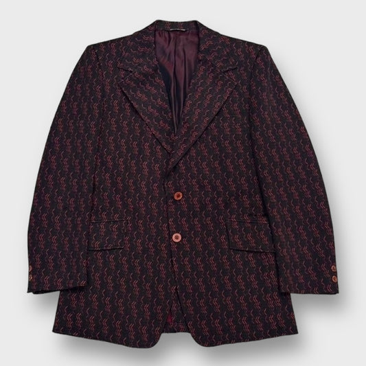 00's All-over pattern jacket