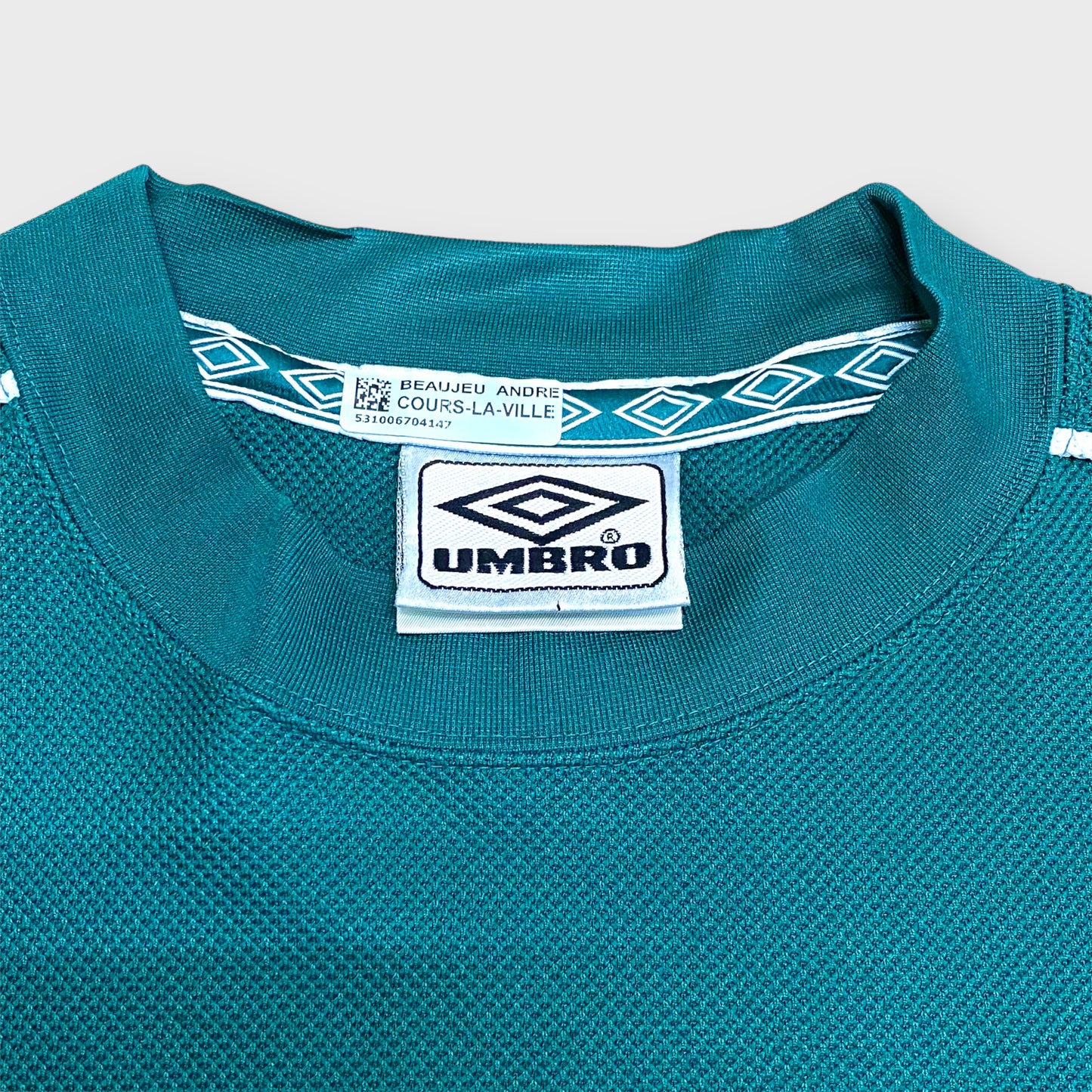 00’s "UMBRO" Polyester l/s shirt