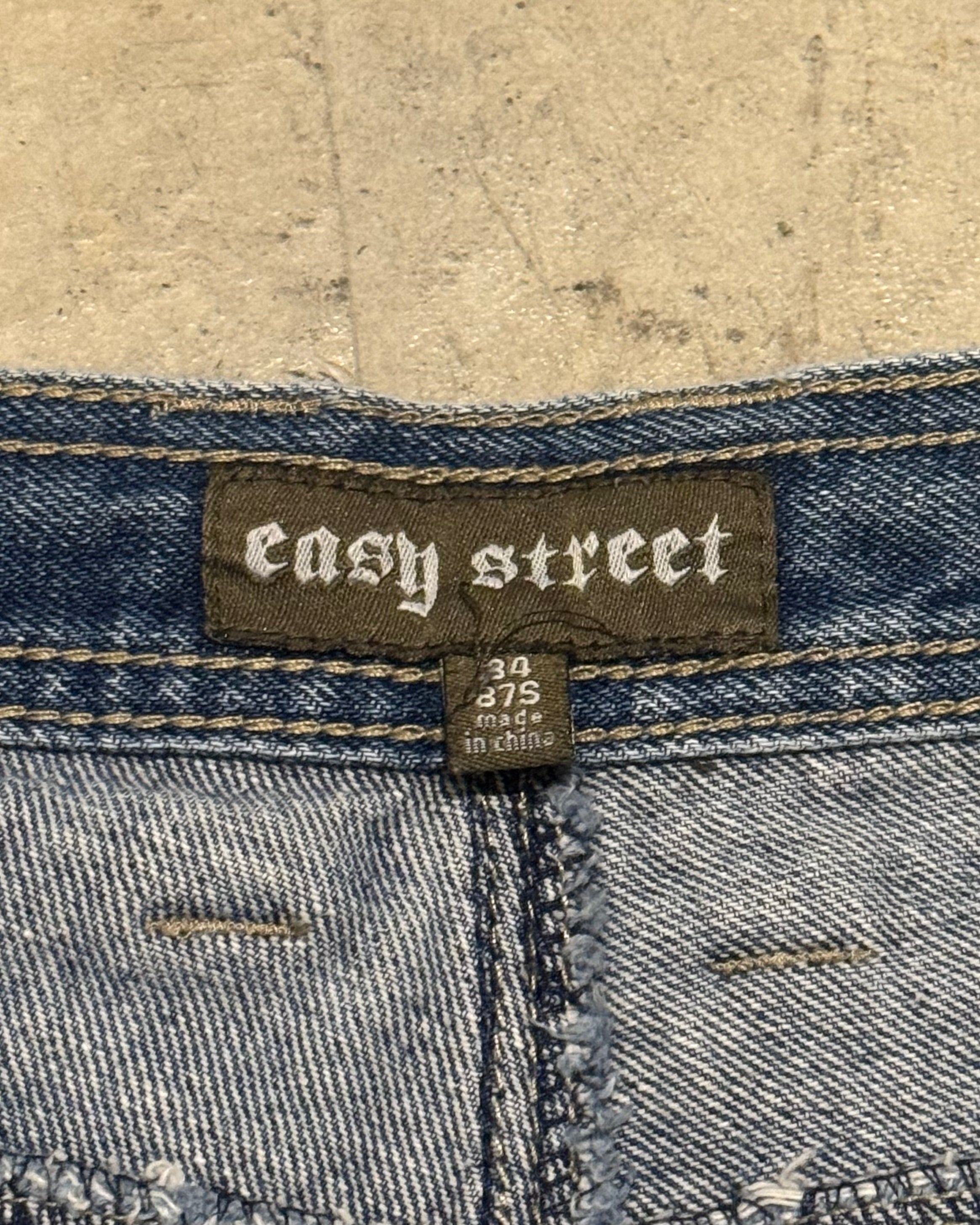 00’s “easy street” short denim pants