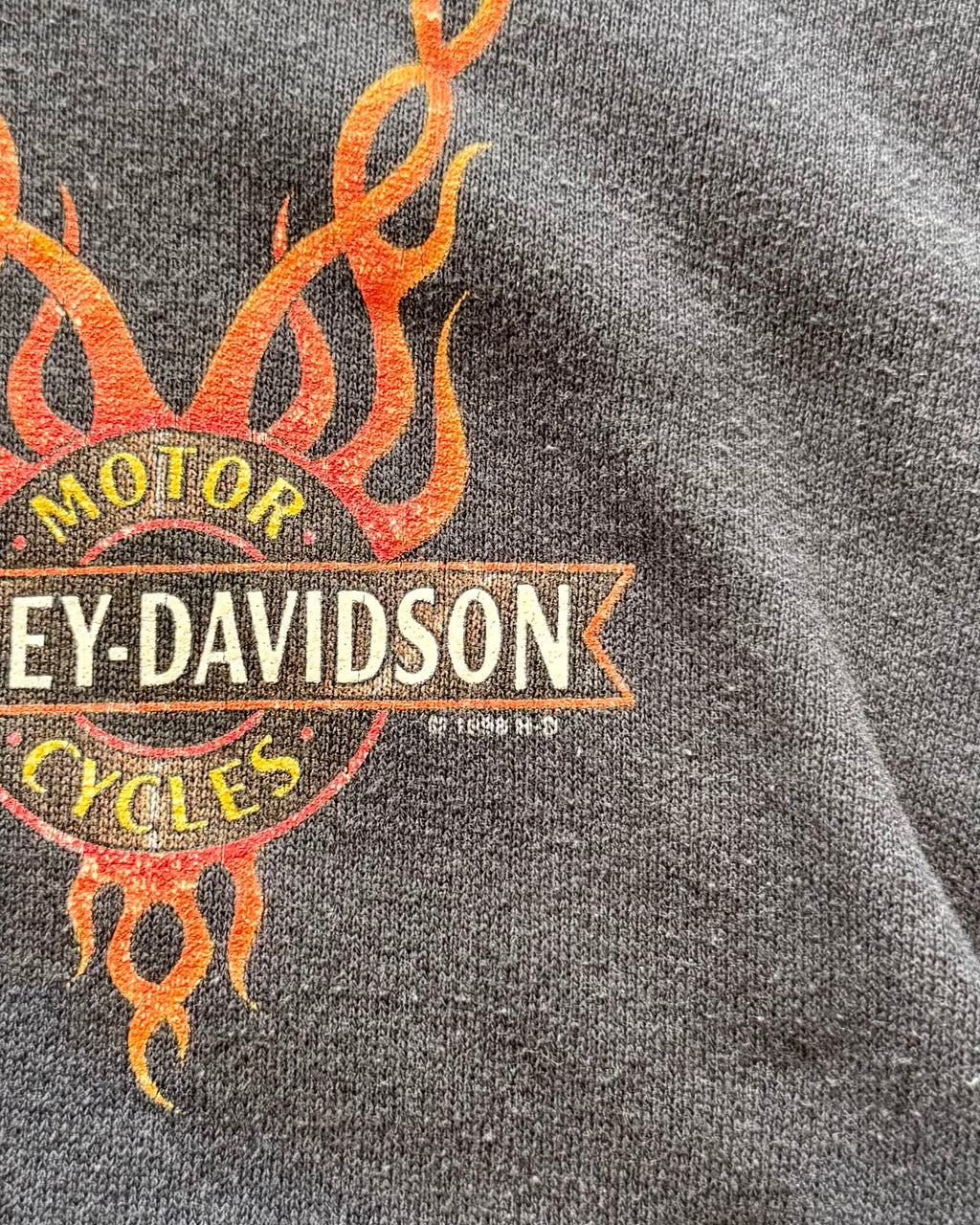90’s “HARLEY DAVIDSON”
V-FLAME zip up hoodie 2X-LARGE