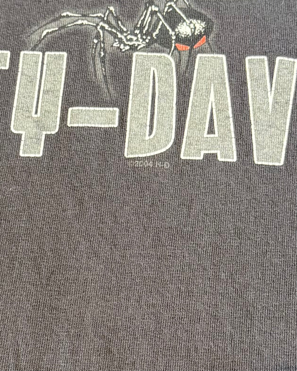 00’s “HARLEY-DAVIDSON”      spider web I/s t-shirt