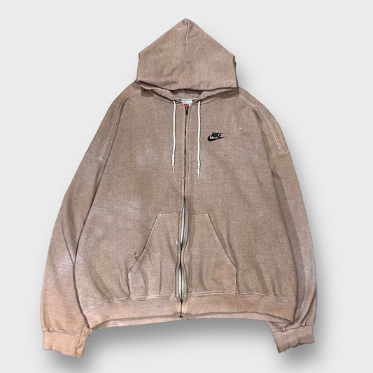 90's "NIKE" Good faded full zip hoodie