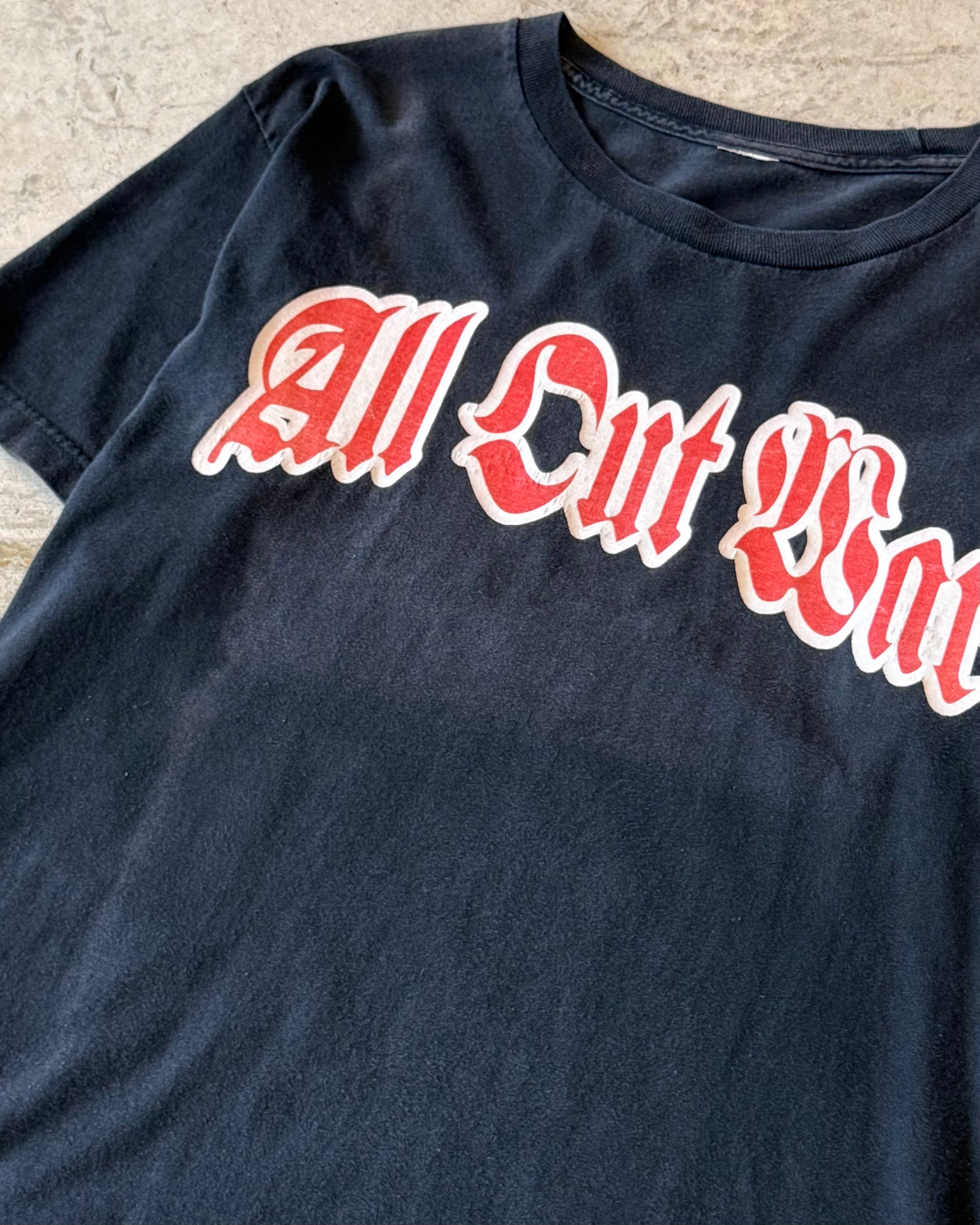 00's "All Out War"
band t-shirt