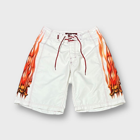 00’s “OAKLEY”
flame skull design short pants