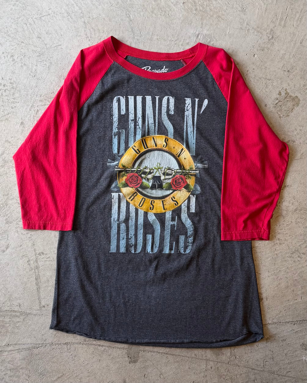 00’s “GUNS N' ROSES” raglan shirt MEDIUM