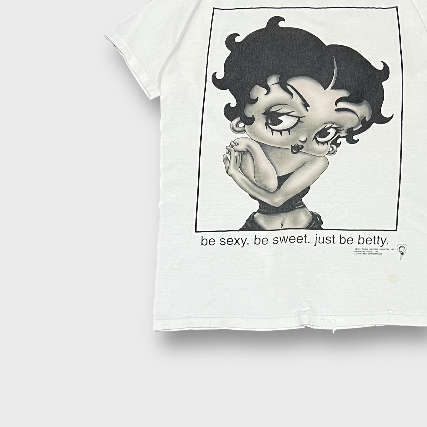 1997 “BETTY BOOP”
be sexy. be sweet. just be betty. character t-shirt