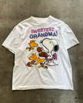 90’s PEANUTS “snoopy” t-shirt LARGE