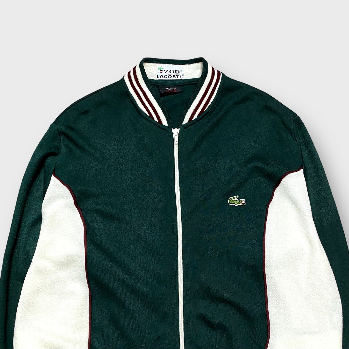 70-80's "IZOD LACOSTE" Cotton track jacket