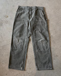 00's "Carhartt"faded double knee work wear pants 33×30